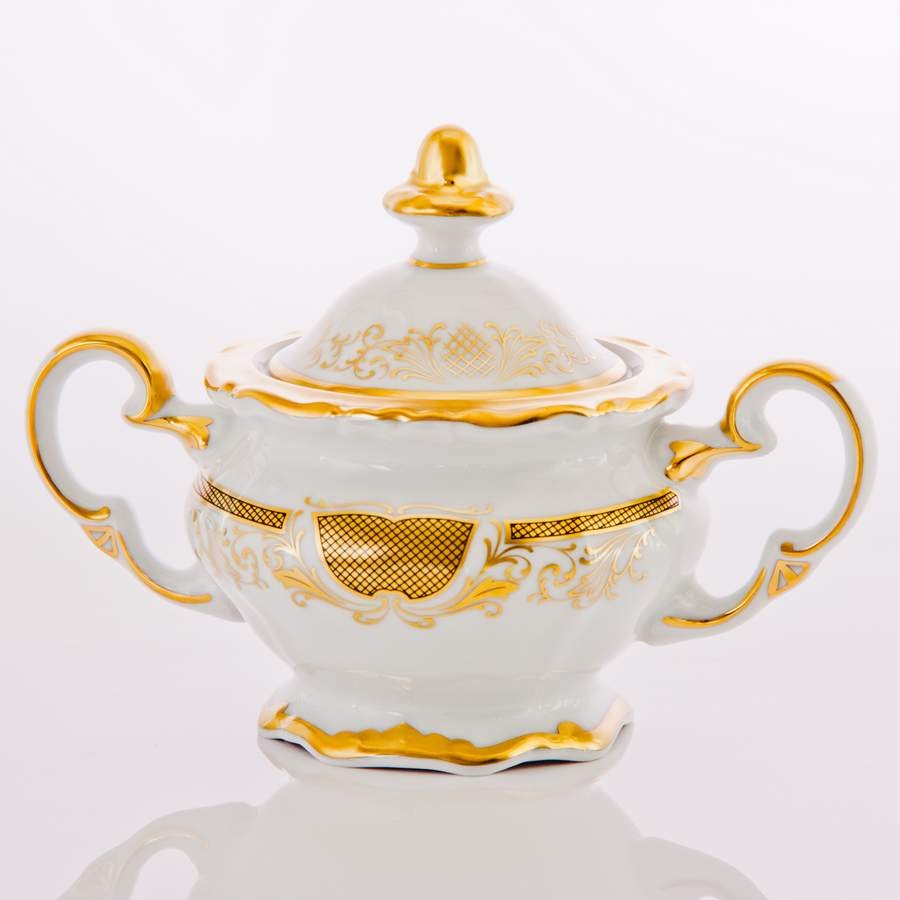 Сахарница 400мл «Симфония Золотая»