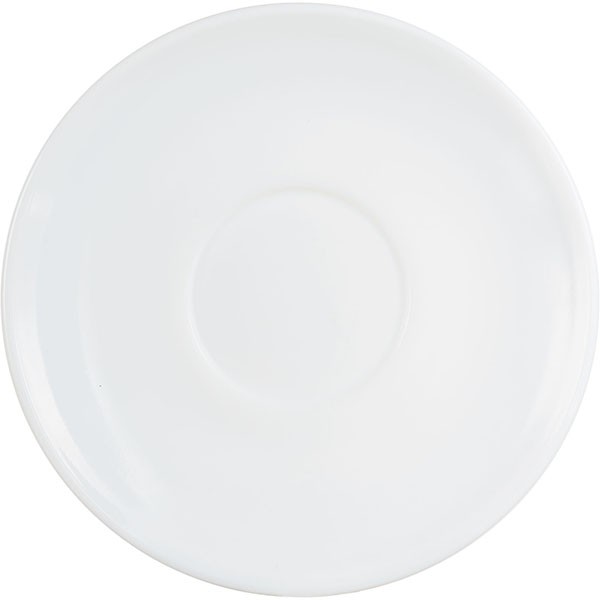 Блюдце «Эволюшнс Уайт» для N9349, стекло, 140 мм, белый
