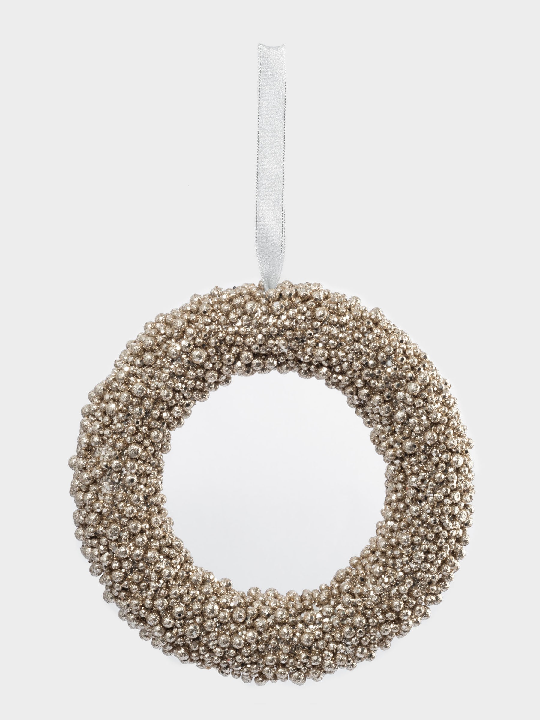 Венок декоративный, 25 см, полистирол, шампань, Celebration Венок декоративный, 25 см, полистирол, шампань, Celebration