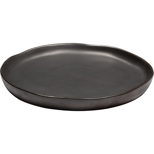 Тарелка «Шейд», керамика, 230 мм, черный