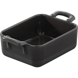 Емкость для запекания «Эклипс» H=4.5, L=12, B=10см; черный