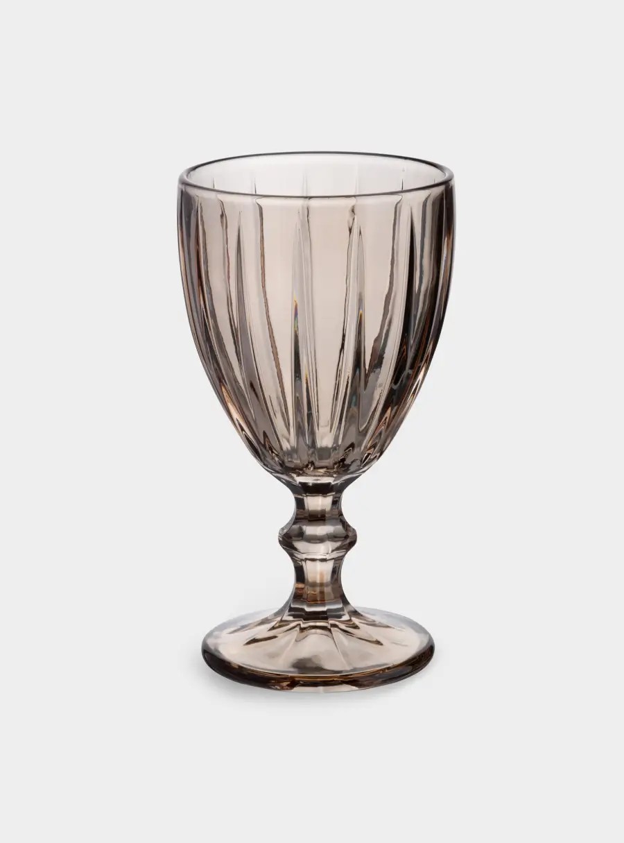 Бокал-кубок для вина, 300 мл, стекло, коричневый, Vivaldi