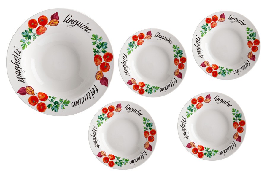 Набор для пасты Травы, 5 предметов Набор для пасты Травы, 5 предметов