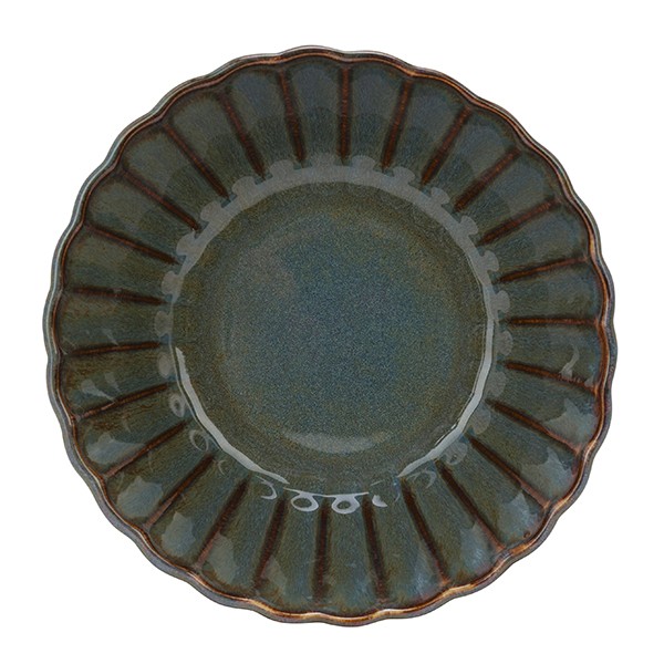 Салатник «Астера», керамика, 0,8 л, серый, серо-голубой