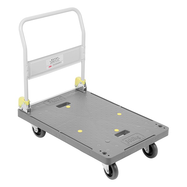 Тележка для контейнеров, сталь, полипропилен, 90,3✕60,5✕86 см, серый