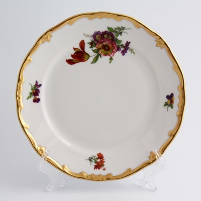 Набор тарелок 19 см. 6 шт. «Мейсенский букет»