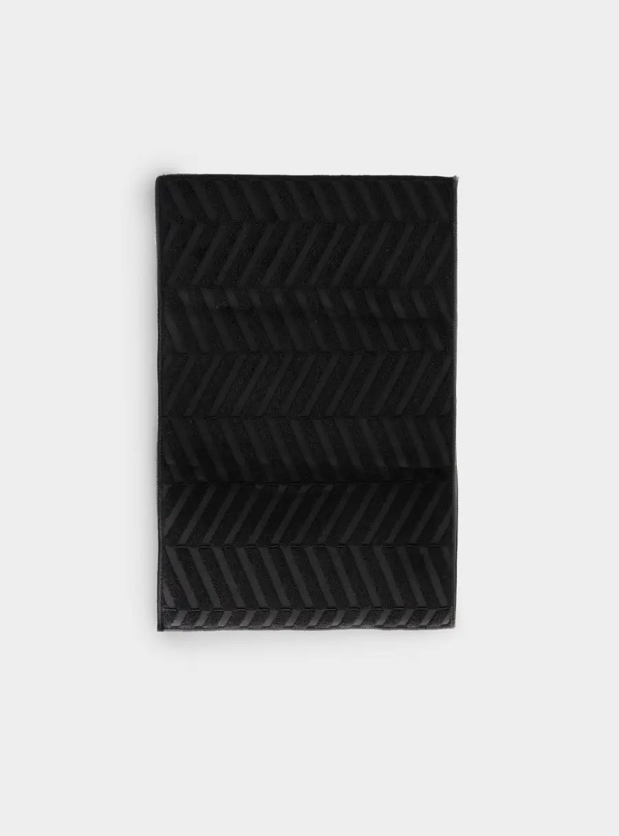 Коврик для сушки посуды, 25✕40 см, полиэстер, черный, Dry black