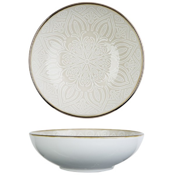 Салатник «Мурано», керамика, 0,7 л, бежевый