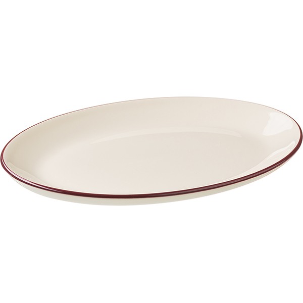 Блюдо овал «Кларет» 20.25см фарфор