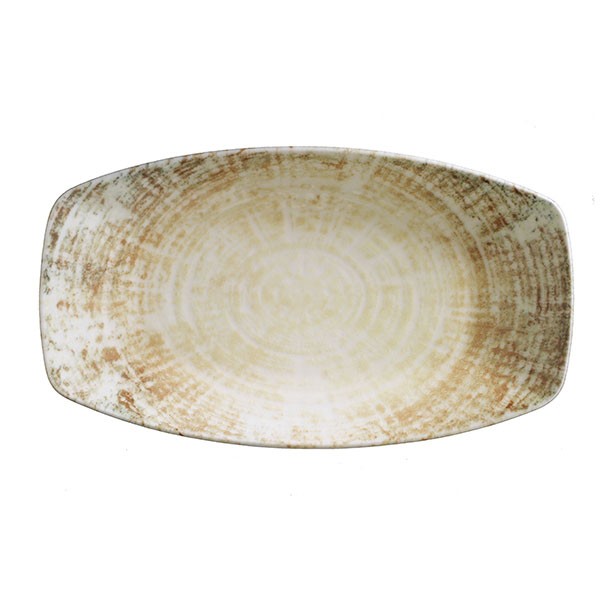 Тарелка «Нанокрем Бейж», фарфор, 160✕96✕22 мм, бежевый