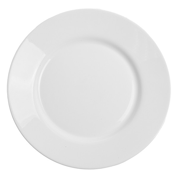 Тарелка «Эвридэй» мелкая, стекло, 452 мл, белый