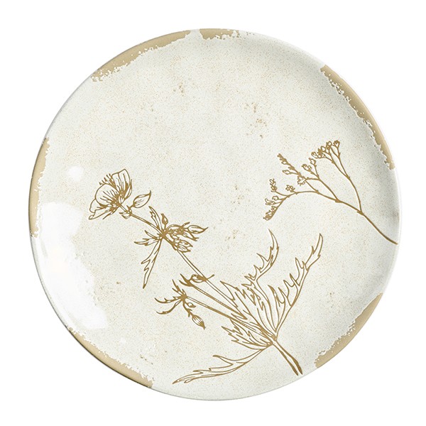 Тарелка «Фенхель», фарфор, 221 мм, белый