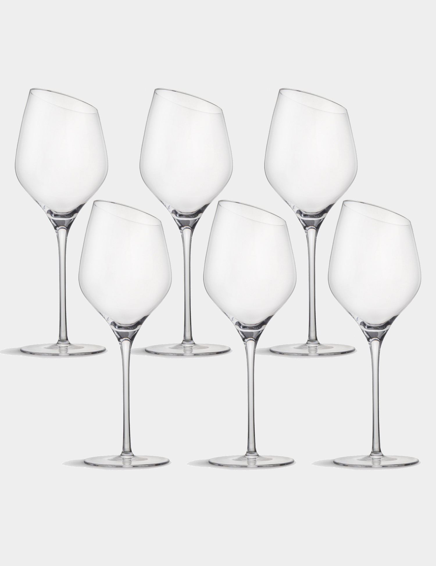 Набор 6 бокалов для белого вина, 460 мл, кристальное стекло, Violoncello