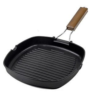 Сковорода-гриль 25*35см л. алюм. керам. пок