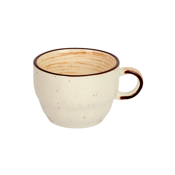 Чашка кофейная «Пастораль», фарфор, 70 мл, оранжевый