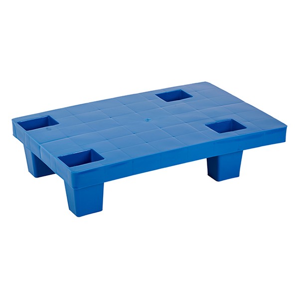 Паллет, полиэтилен, 60✕40✕14 см, синий