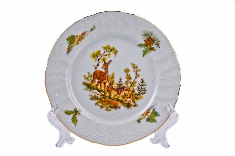 Набор тарелок 17 см. 6 шт «Бернадот Охота»