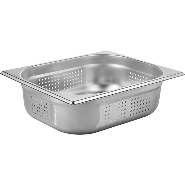 Гастроемкость 1/2*10см,перфорир.,нерж.