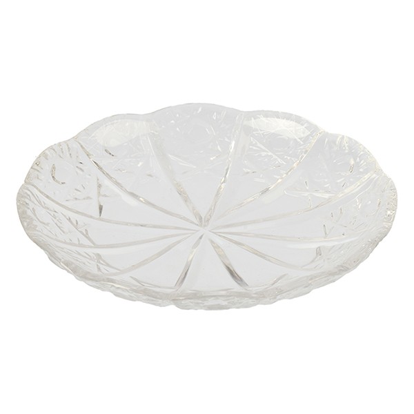 Блюдце, хрусталь, 115 мм, прозрачный