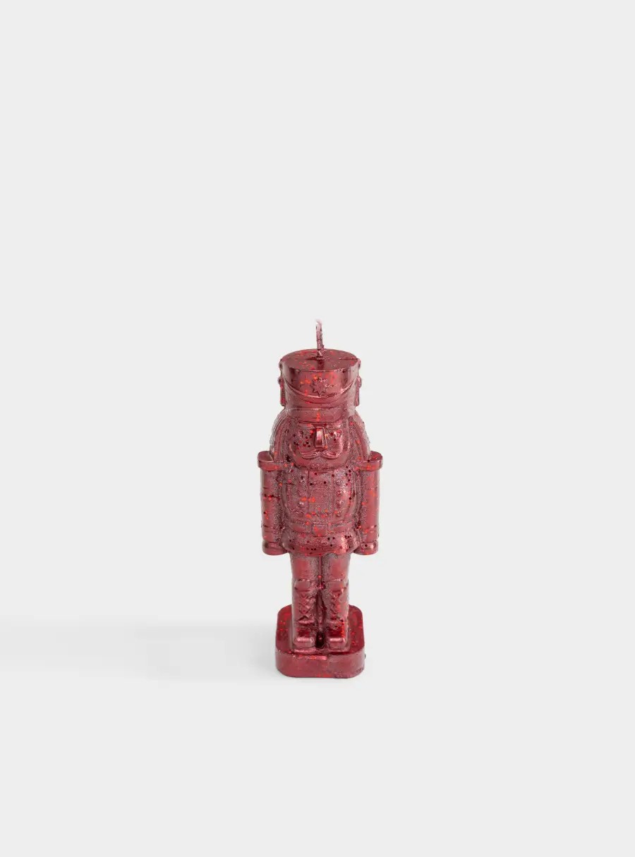 Свеча, 5✕14 см, с блестками, красная, Щелкунчик, Nutcracker