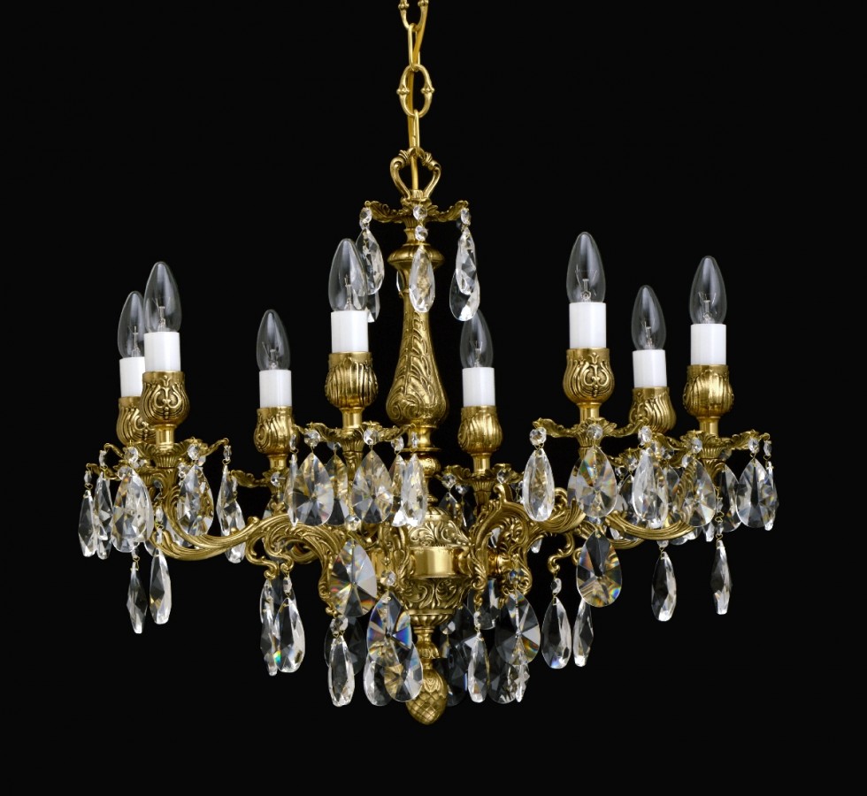 Люстра 68x53 см. «Проусек 8 рожк»