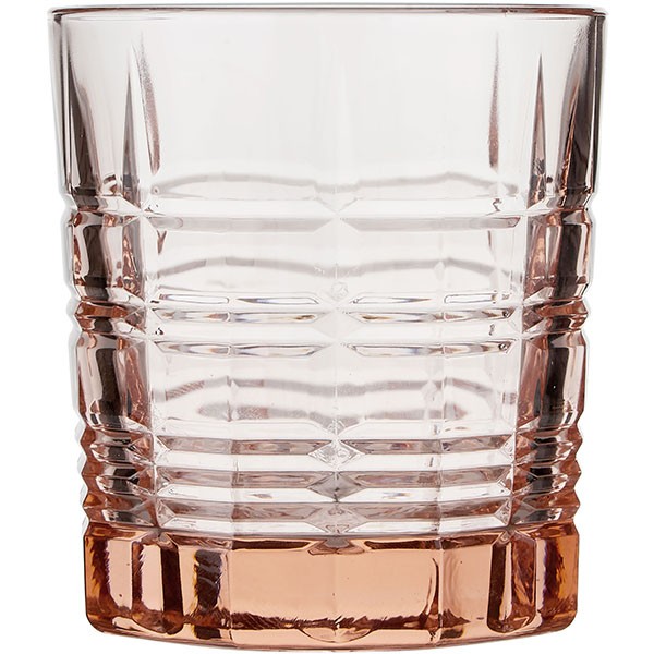 Олд фэшн (стакан) «Даллас», стекло, 300 мл, розовый