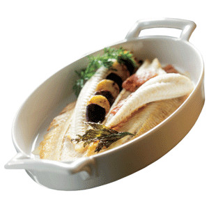 Блюдо овал.с ручк «Бель кузин«24*15.5см