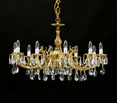 Люстра 121x54 см. «Проусек 10 рожк»