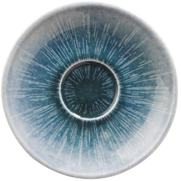 Блюдце «Нанокрем Блю», фарфор, 150 мм, голубой