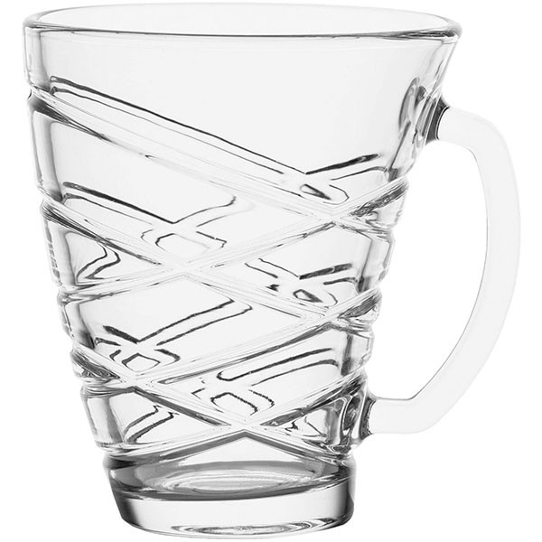 Кружка «Шейп Эланор», стекло, 320 мл, прозрачный