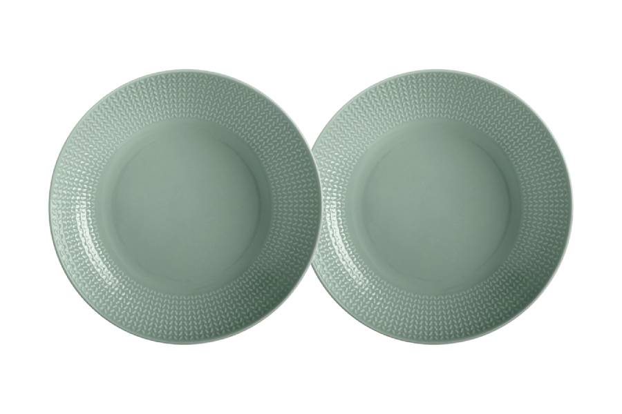 на две тарелки. набор из 2 тарелок. блюдце желтое. тарелки щелкунчик easy life. м.