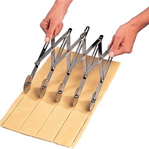 Нож роликовый для теста (7ножей), нерж.