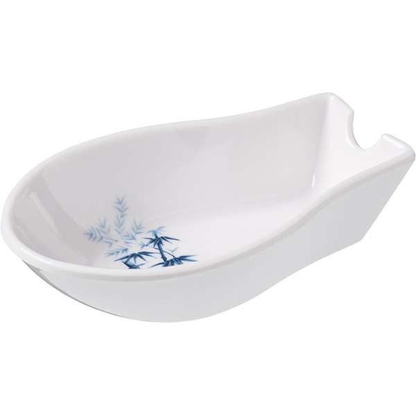 Подставка под ложку, пластик, 90✕50✕25 мм, белый Подставка под ложку, пластик, 90✕50✕25 мм, белый