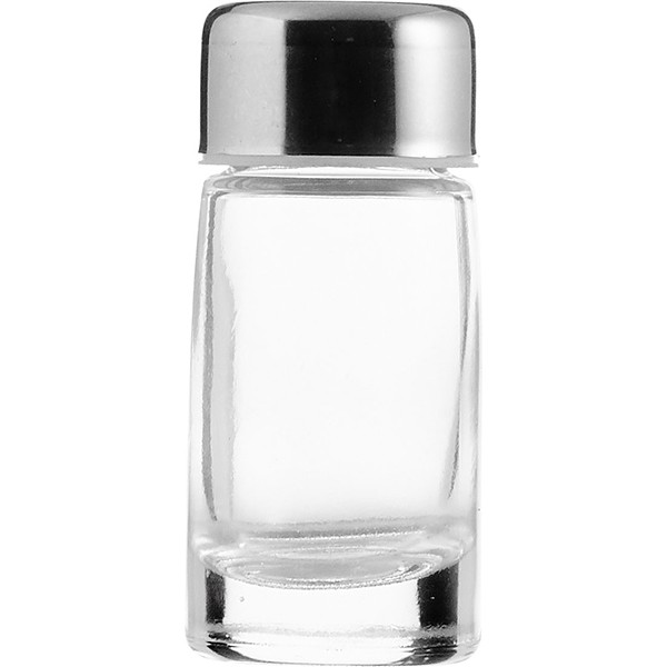 Солонка D=35, H=80мм; прозр. ,металлич.