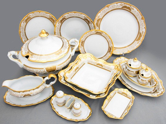 Сервиз столовый на 12 перс. 49 пред. «Симфония Золотая»