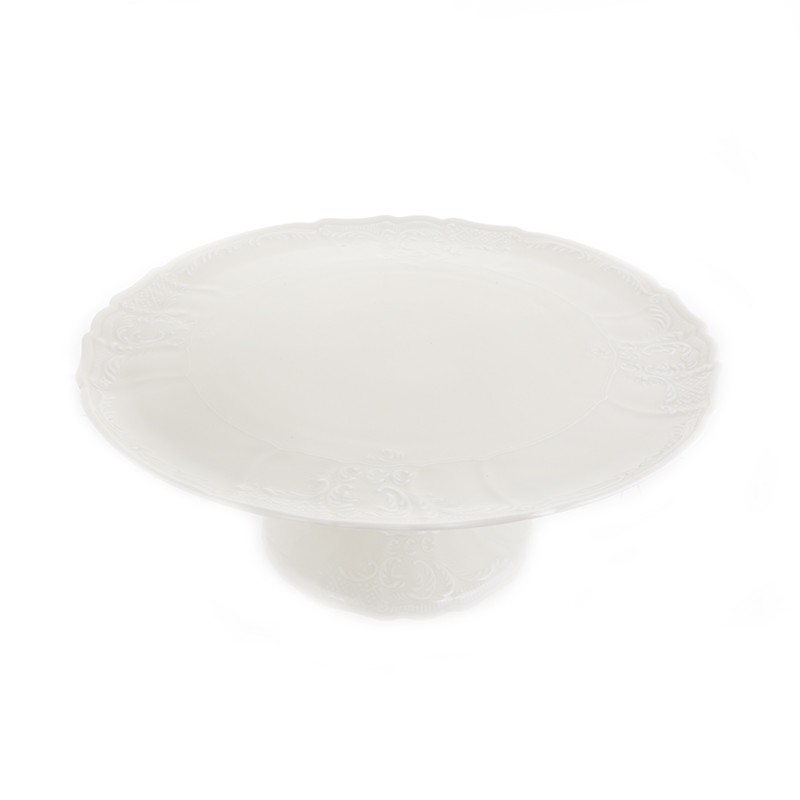 Тортница 32см. на ножке «Бернадот Ивори 0011000»