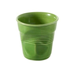 Стаканчик для эспрессо «Фруассэ», фарфор, 80мл, D=65,H=60мм, зелен.