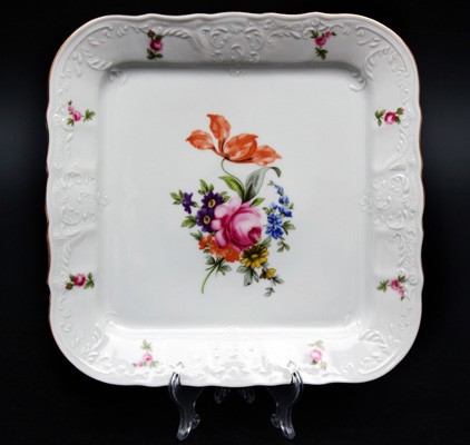 Поднос квадратный 26 см «Полевой цветок 5309011»