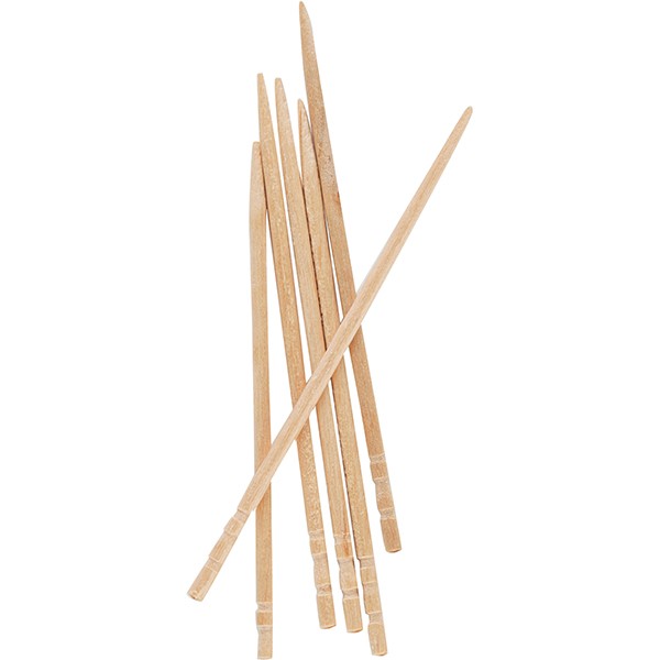 Канапе-зубочистки [500шт], дерево, H=70,L=50/65,B=50мм, бежев.