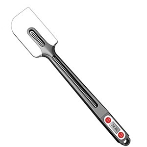 Лопатка кухонная с термометром «Эльвео» (-20+200С), силикон,пластик, L=38.5см