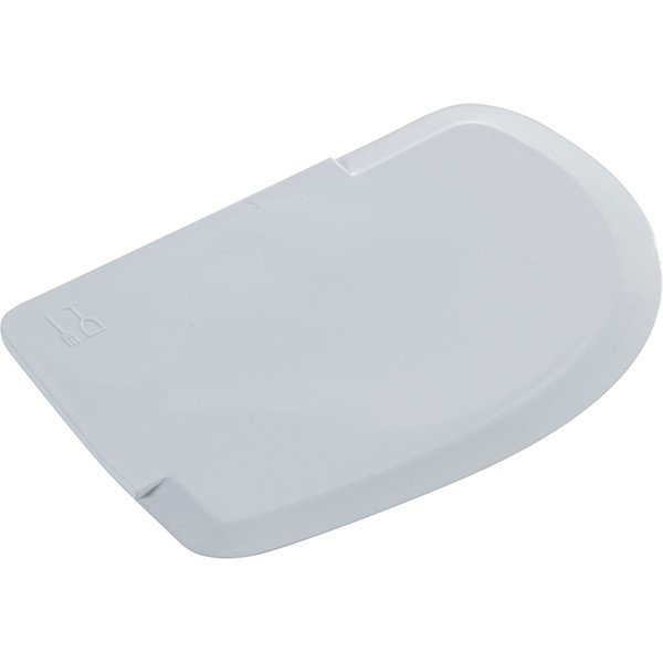 Шпатель твердый, 10 шт, пластик, 125✕90 мм, белый