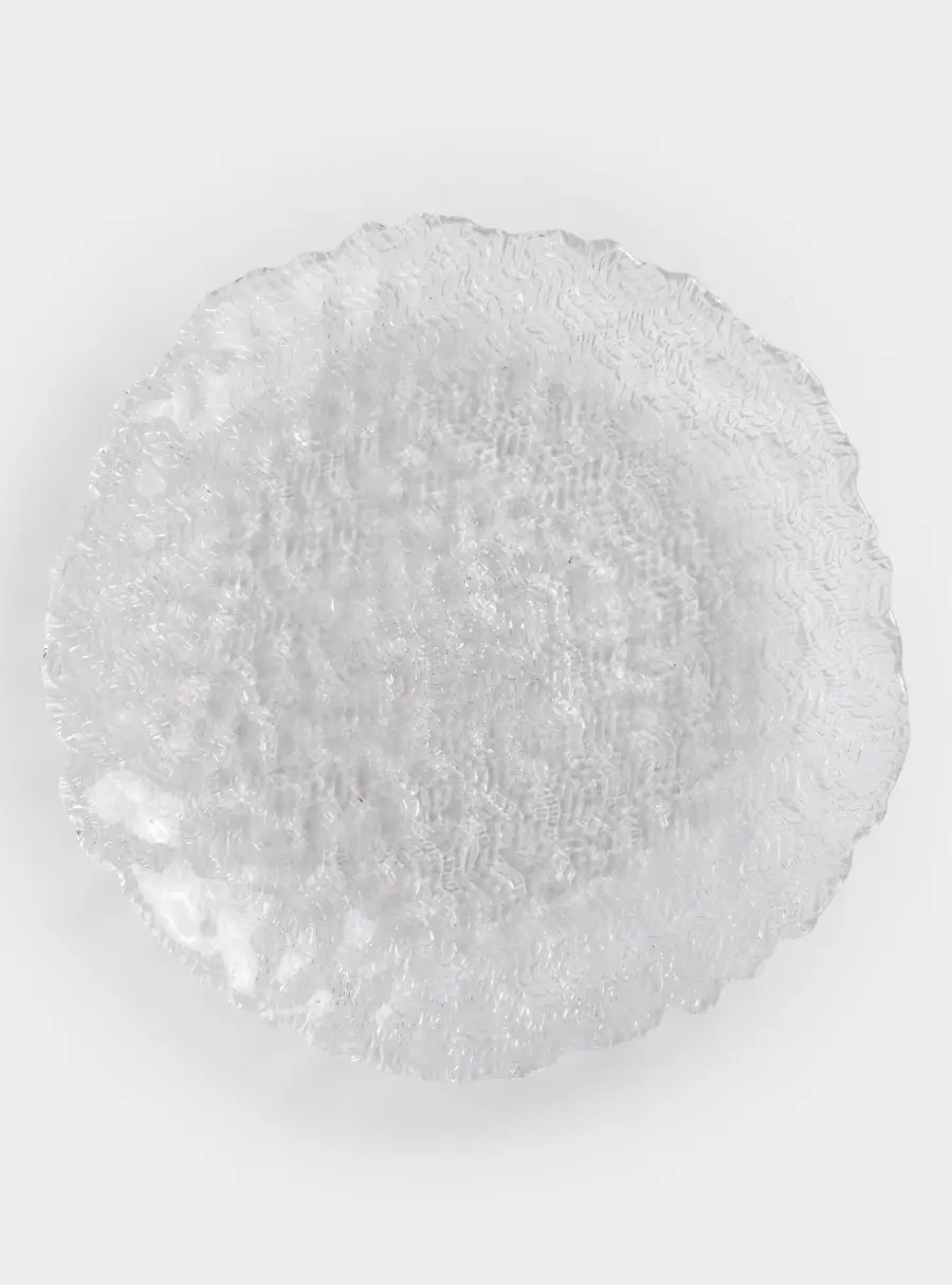 Тарелка обеденная, 26 см, стекло, Ripples