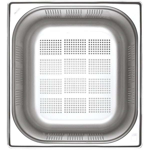 Гастроемкость GN 1/2 перфорированная, нержавеющая сталь, 10 см