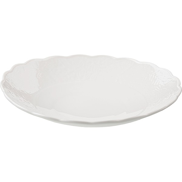 Тарелка глубокая «Поэма Лейс», фарфор, 0,65 л, белый