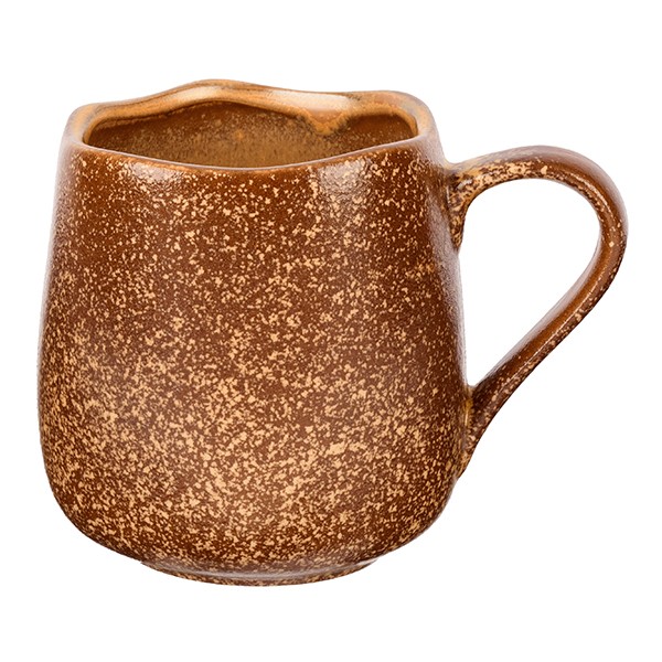 Чашка чайная «Эггшелл Нейчер», фарфор, 360 мл, коричневый