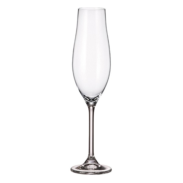 Бокал-флюте «Вирео», стекло, 200 мл, прозрачный