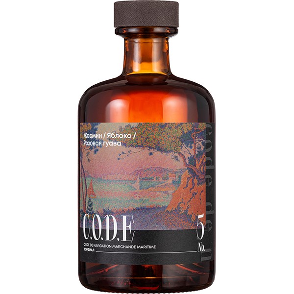 Кордиал «Жасмин / Яблоко / Розовая Гуава» C. O.D. E, стекло, 0,5 л