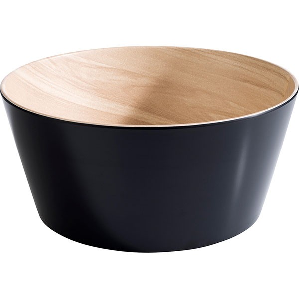 Салатник «Фрида», пластик, 2,2 л, черный