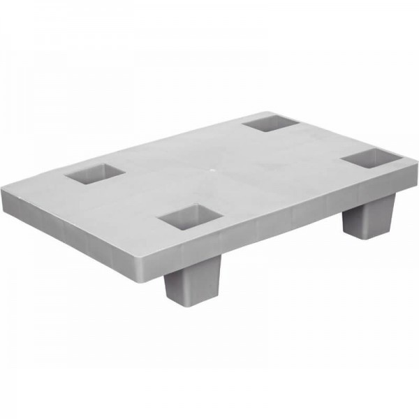 Паллет, пластик, 60✕40✕13 см, серый