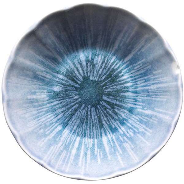 Соусник «Нанокрем Блю», фарфор, 10✕3 см, голубой